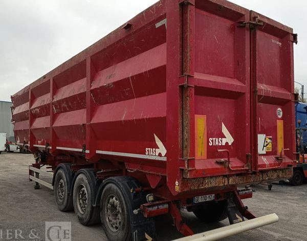 STAS BENNE A FERRAILLE 60M3 3 S300CX 3  ESSIEUX – PTAC : 42 TONNES – ANNEE 2017  GE-110-YZ
