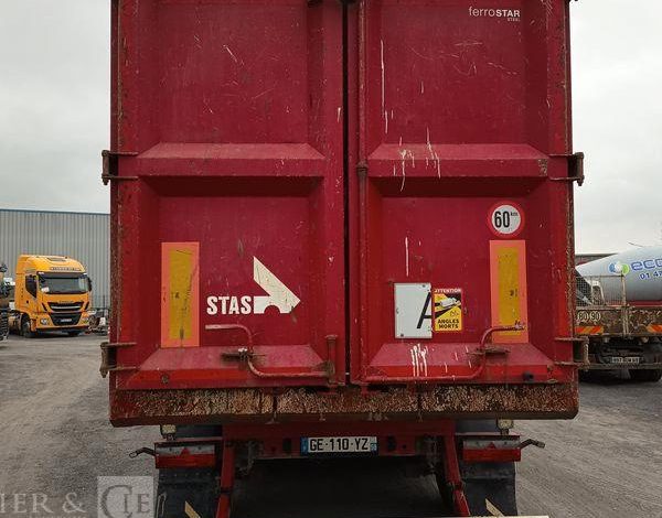 STAS BENNE A FERRAILLE 60M3 3 S300CX 3  ESSIEUX – PTAC : 42 TONNES – ANNEE 2017  GE-110-YZ