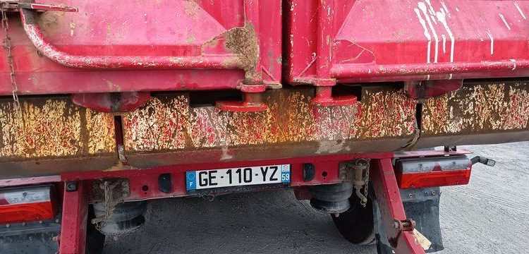 STAS BENNE A FERRAILLE 60M3 3 S300CX 3  ESSIEUX – PTAC : 42 TONNES – ANNEE 2017  GE-110-YZ