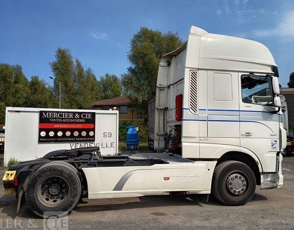 DAF XF 480 FT – PTRA 44 TONNES – DIESEL 457552 KMS – ANNEE 2022 BLANC GG-732-JZ