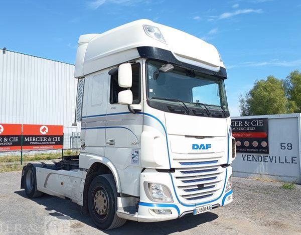 DAF XF 480 FT PTRA 44 TONNES – DIESEL – 478790 KMS – ANNEE 2022 BLANC GJ-500-AA