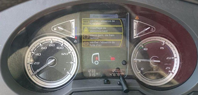 DAF XF 480 FT PTRA 44 TONNES – DIESEL – 478790 KMS – ANNEE 2022 BLANC GJ-500-AA