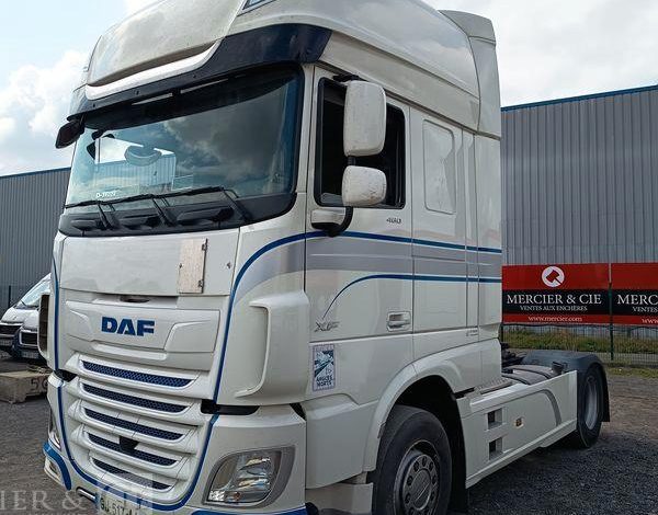 DAF XF 480 FT – PTRA 44 TONNES – DIESEL – 446670 KMS – ANNEE 2022 BLANC GJ-517-AA