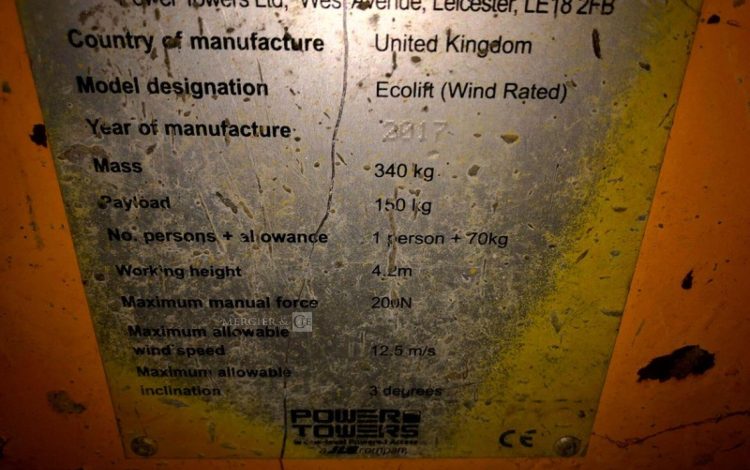 POWER TOWER ECOLIFT  ELE010100