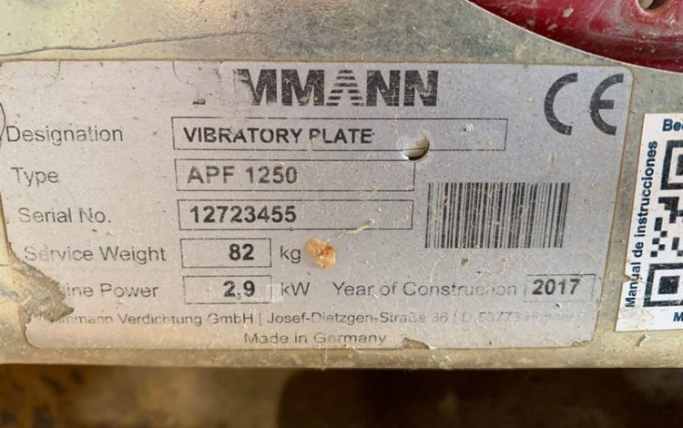 AMMANN APF1250  PLA010706