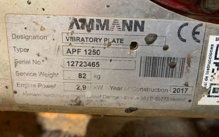 AMMANN APF1250  PLA010723