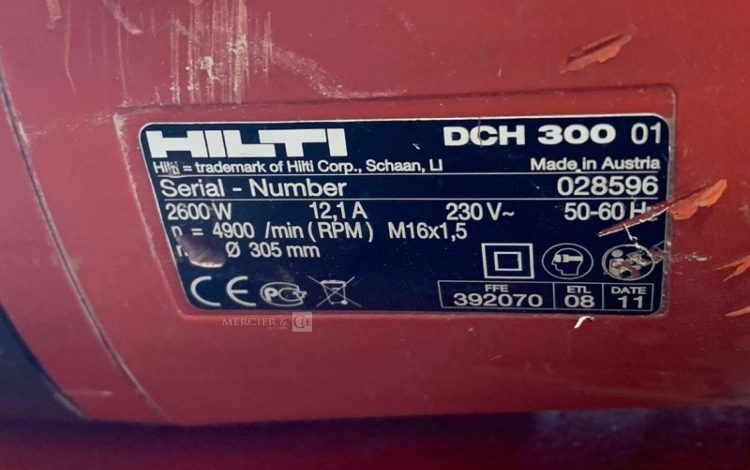 HILTI DCH300  TRO010629