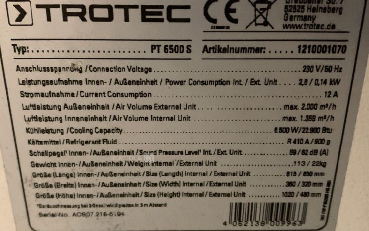 DANTHERM AIRCON7  CLI010866