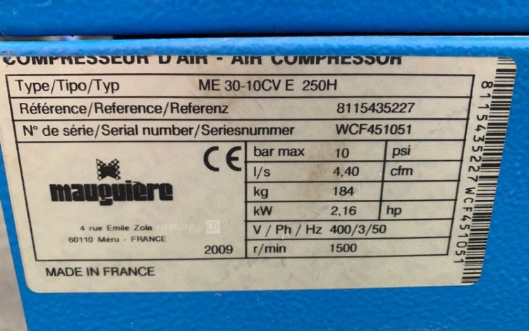 MAUGUIERE ME 30-10CV E 250H  COM010061