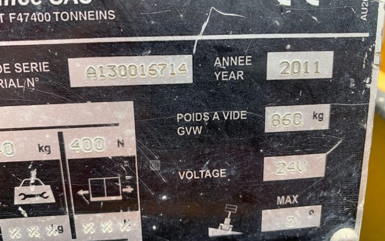 JLG TOUCAN JUNIOR 6B  ELE010206
