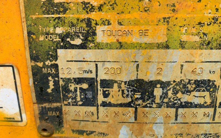 JLG TOUCAN 8E  ELE010275