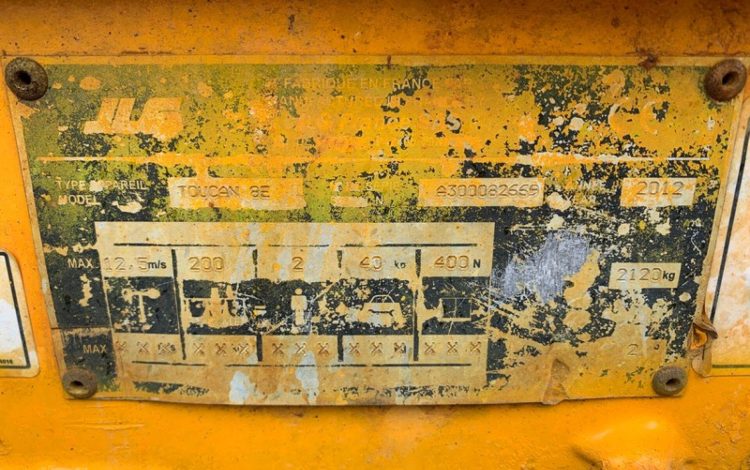 JLG TOUCAN 8E  ELE010275