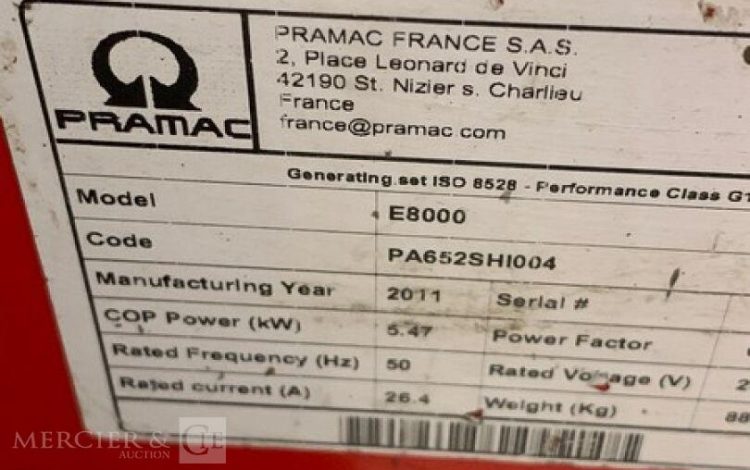 PRAMAC E8000  68MAM92025