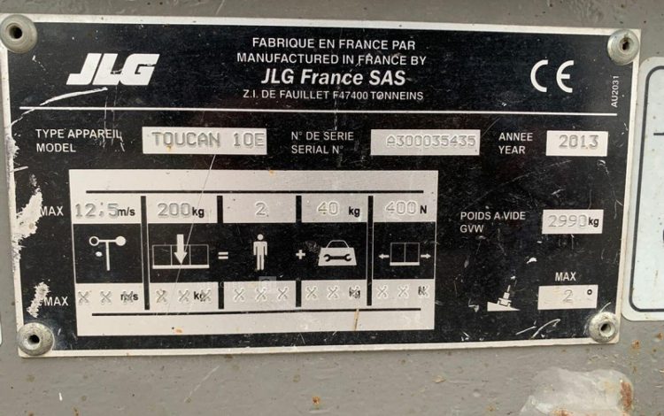 JLG TOUCAN 10E  127570