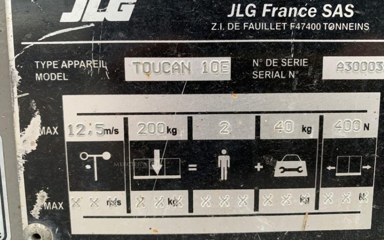 JLG TOUCAN 10E  127570