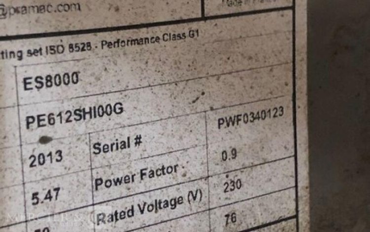 PRAMAC ES8000  76MAM92025