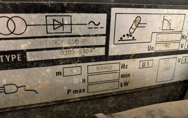 SAF NERTINOX 250P 0389-0304  TIG748207