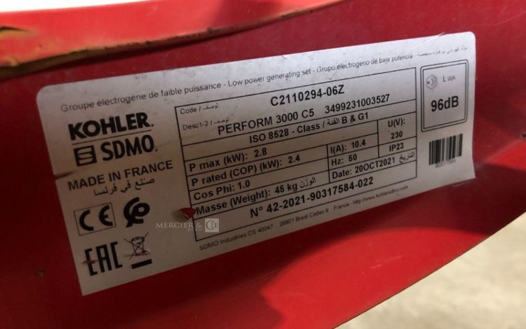 SDMO PERFORM 3000 C5  93MAM92025