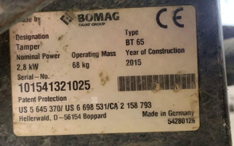 BOMAG BT65  PIL011440