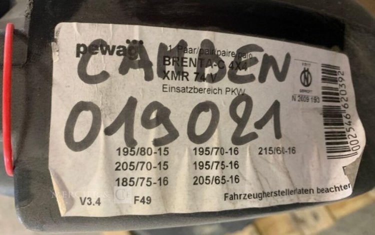 PEWAG BRENTA-C 4X4 / XMR69V / XMR74V / XMR76V / XMR79V  DIV000286