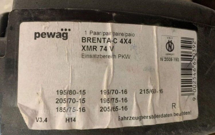 PEWAG BRENTA-C 4X4 / XMR69V / XMR74V / XMR76V / XMR79V  DIV000286