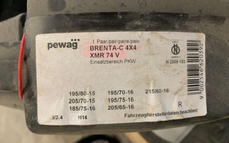PEWAG BRENTA-C 4X4 / XMR69V / XMR74V / XMR76V / XMR79V  DIV000286