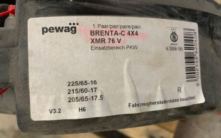 PEWAG BRENTA-C 4X4 / XMR69V / XMR74V / XMR76V / XMR79V  DIV000286