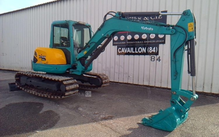 KUBOTA MINI PELLE KX 155-3SZ  7003H 5.5T AN2012 BLEU 81532