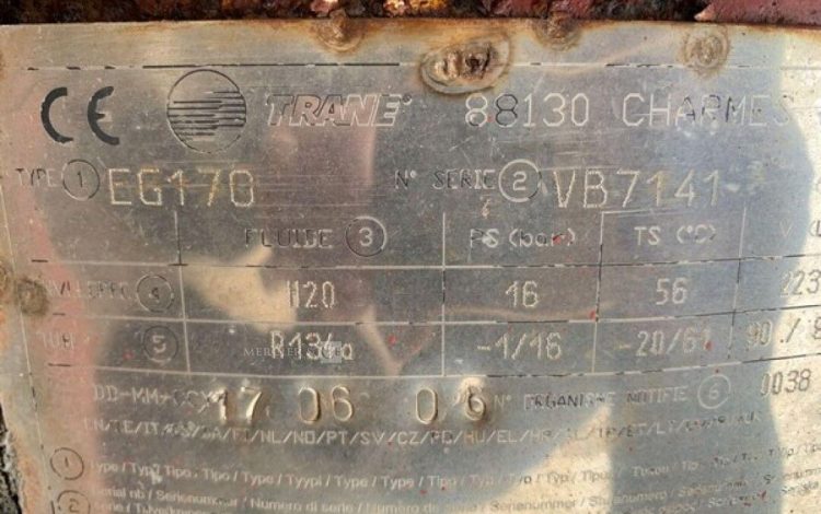 TRANE RTAD 115  28080001