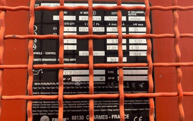 TRANE RTAD 115  28080001