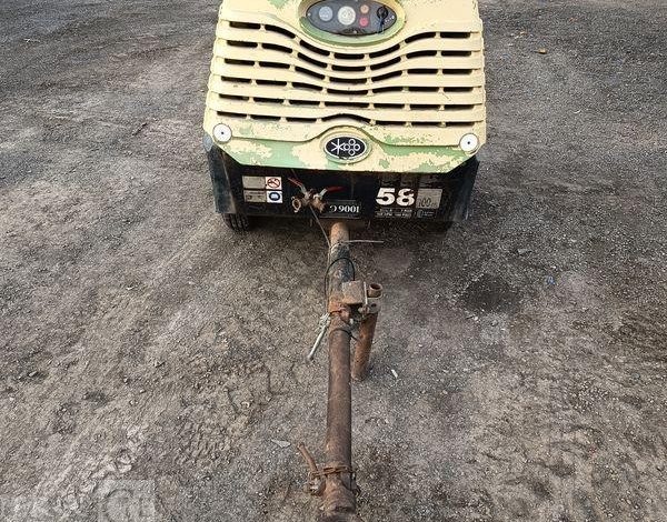 SULLAIR COMPRESSEUR DE CHANTIER SUR ESSIEU  516CJE59