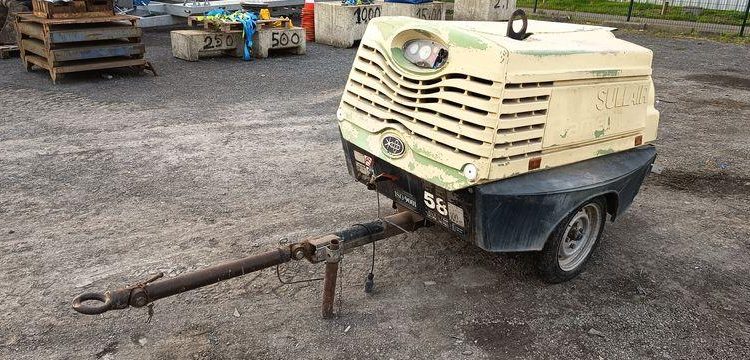 SULLAIR COMPRESSEUR DE CHANTIER SUR ESSIEU  516CJE59