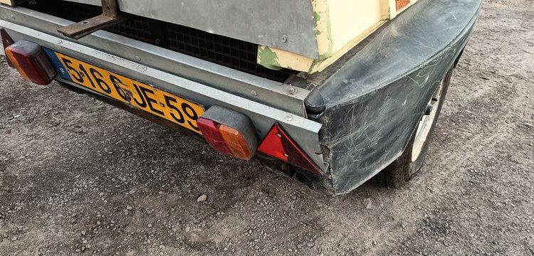 SULLAIR COMPRESSEUR DE CHANTIER SUR ESSIEU  516CJE59