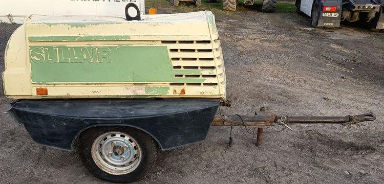 SULLAIR COMPRESSEUR DE CHANTIER SUR ESSIEU  516CJE59