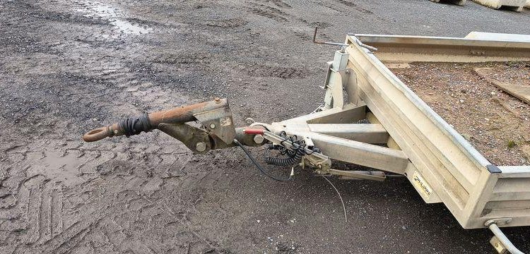 HUBIERE REMORQUE V 3500 TR PORTE ENGIN – 2 ESSIEUX – PTAC 3,5 TONNES –  689CGR59