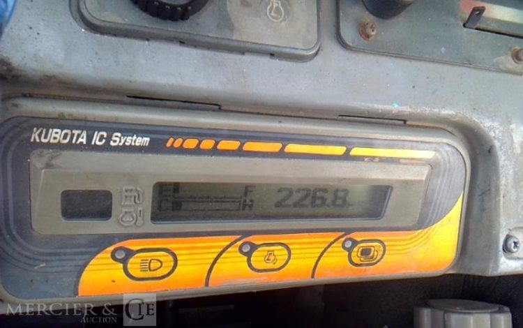 KUBOTA MINI PELLE KX 161-3SZ 226H 5.7T AN2012 BLEU 80206