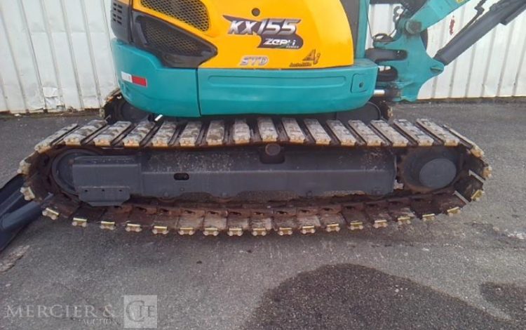 KUBOTA MINI PELLE KX 155-3SZ  7003H 5.5T AN2012 BLEU 81532