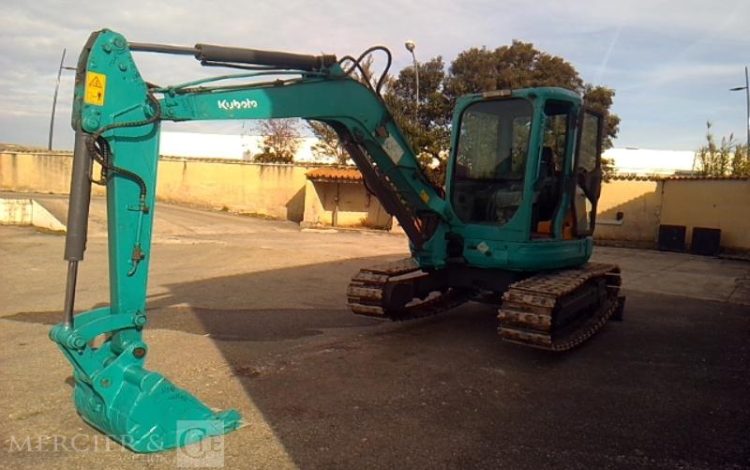 KUBOTA MINI PELLE KX 155-3SZ  7003H 5.5T AN2012 BLEU 81532