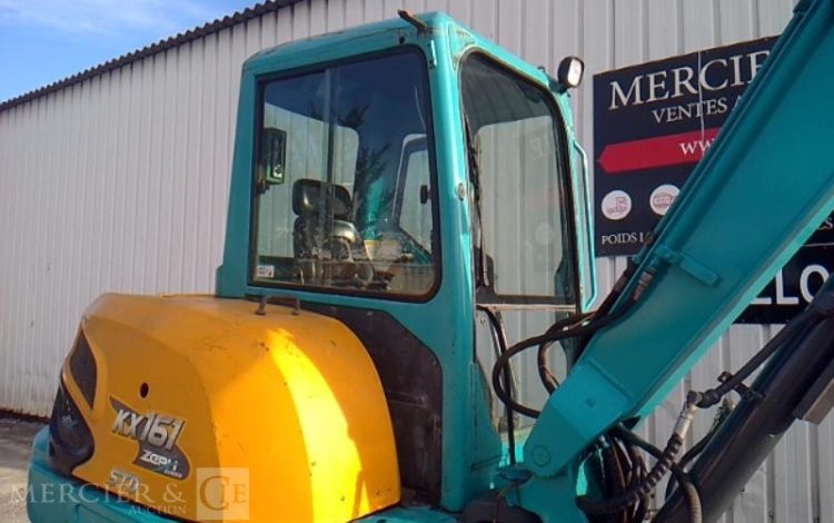 KUBOTA MINI PELLE KX 161-3SZ 2872H 5.7T AN2012 BLEU 81952