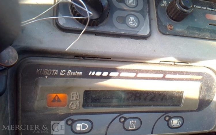 KUBOTA MINI PELLE KX 161-3SZ 2872H 5.7T AN2012 BLEU 81952