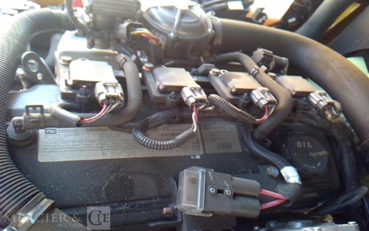 YALE CHARIOT MAT FRONTAL THERMIQUE A GAZ GLP35VX 606H AN2022 JAUNE 8292W