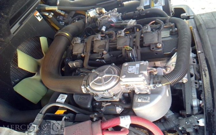 YALE CHARIOT MAT FRONTAL THERMIQUE A GAZ GLP35VX 606H AN2022 JAUNE 8292W