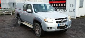 MAZDA BT50 PICKUP 2.5 MRZ-CD 4×4  DOUBLE CABINE 143CV – DIESEL 261179 KMS – ANNEE 2007 GRIS BV-889-SW