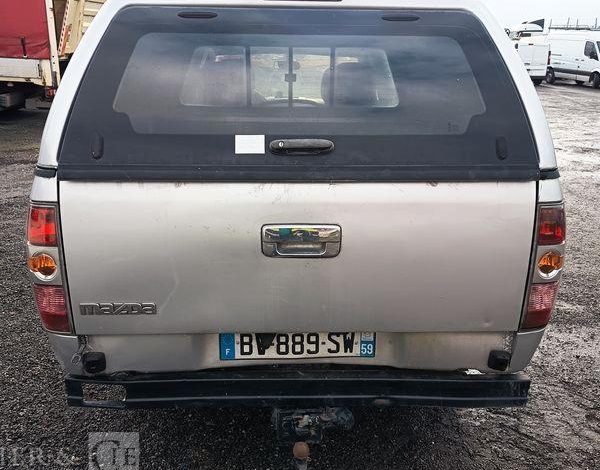 MAZDA BT50 PICKUP 2.5 MRZ-CD 4×4  DOUBLE CABINE 143CV – DIESEL 261179 KMS – ANNEE 2007 GRIS BV-889-SW