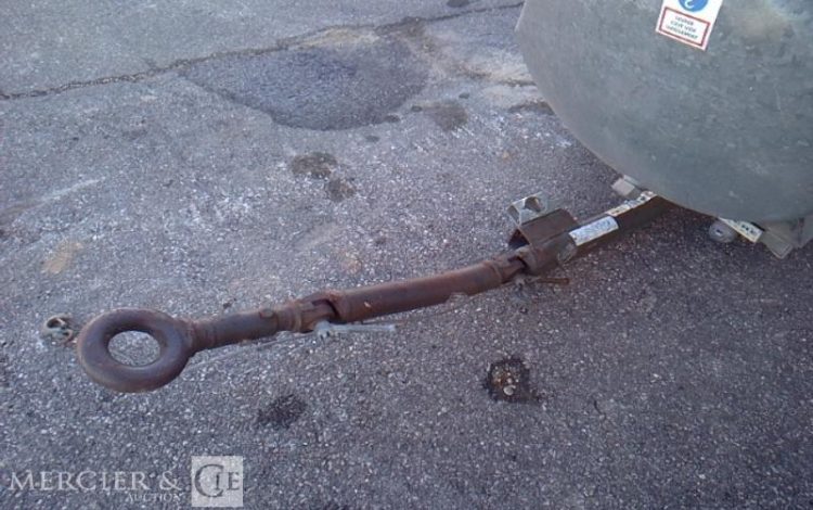 HUBIERE REMORQUE TONNE A EAU 500L 1 ESSIEU PTAC 750KG  BW-876-PG