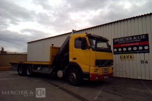 VOLVO CAMION FH12 PLATEAU GRUE 6X4  PTAC 26T JAUNE CA-695-QM