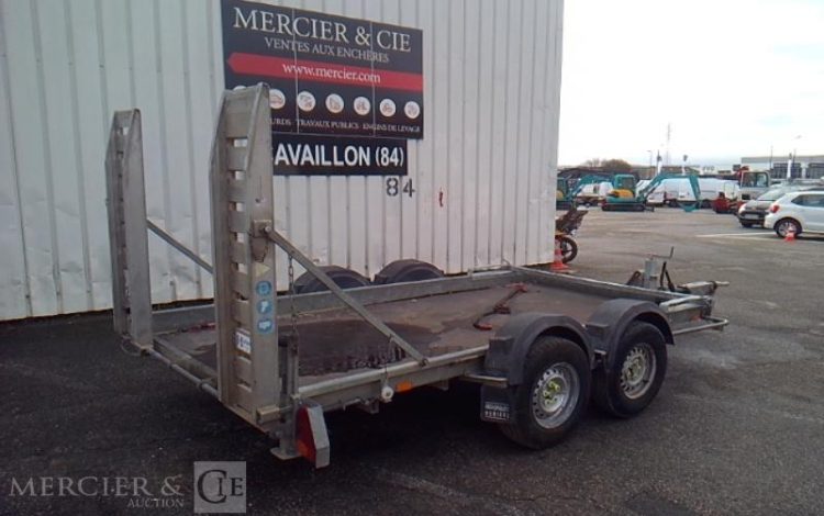 HUBIERE REMORQUE PORTE ENGIN 3T5  CD-224-PV