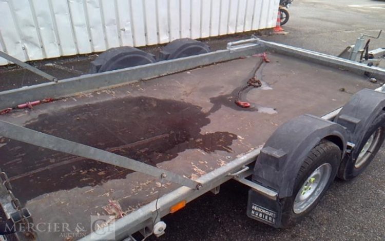 HUBIERE REMORQUE PORTE ENGIN 3T5  CD-224-PV