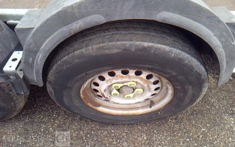 HUBIERE REMORQUE PORTE ENGIN 3T5  CD-224-PV