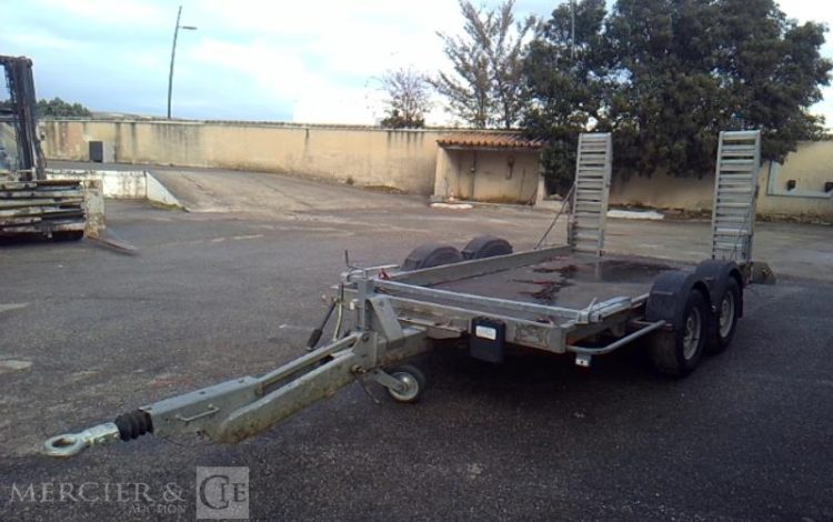 HUBIERE REMORQUE PORTE ENGIN 3T5  CD-224-PV